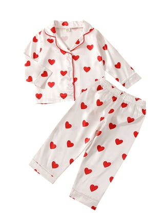 Girls Heart Pajamas