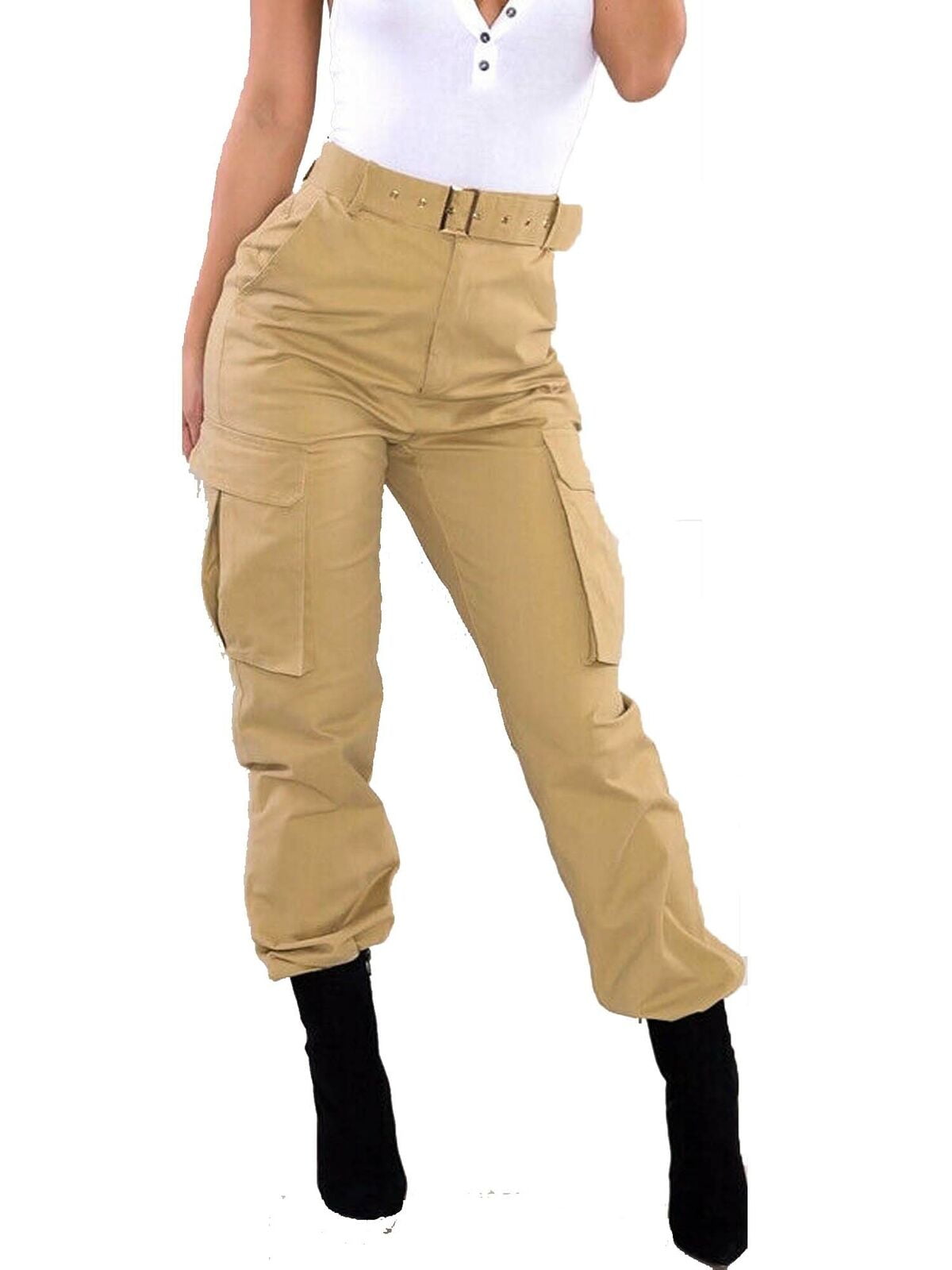 Hirigin Women Army Military Combat Jeans Pant Cargo Trousers Sports ...