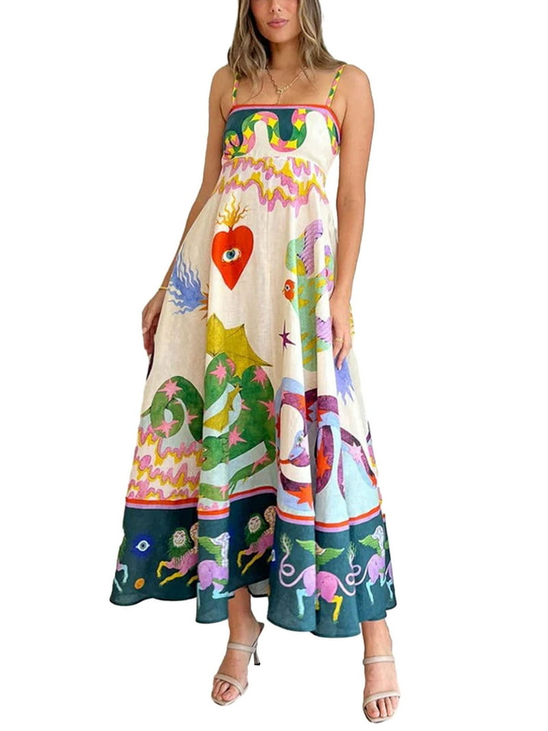 chinese dress ladies Elegant Soft-Colored Floral Maxi Dress for Women main image 0