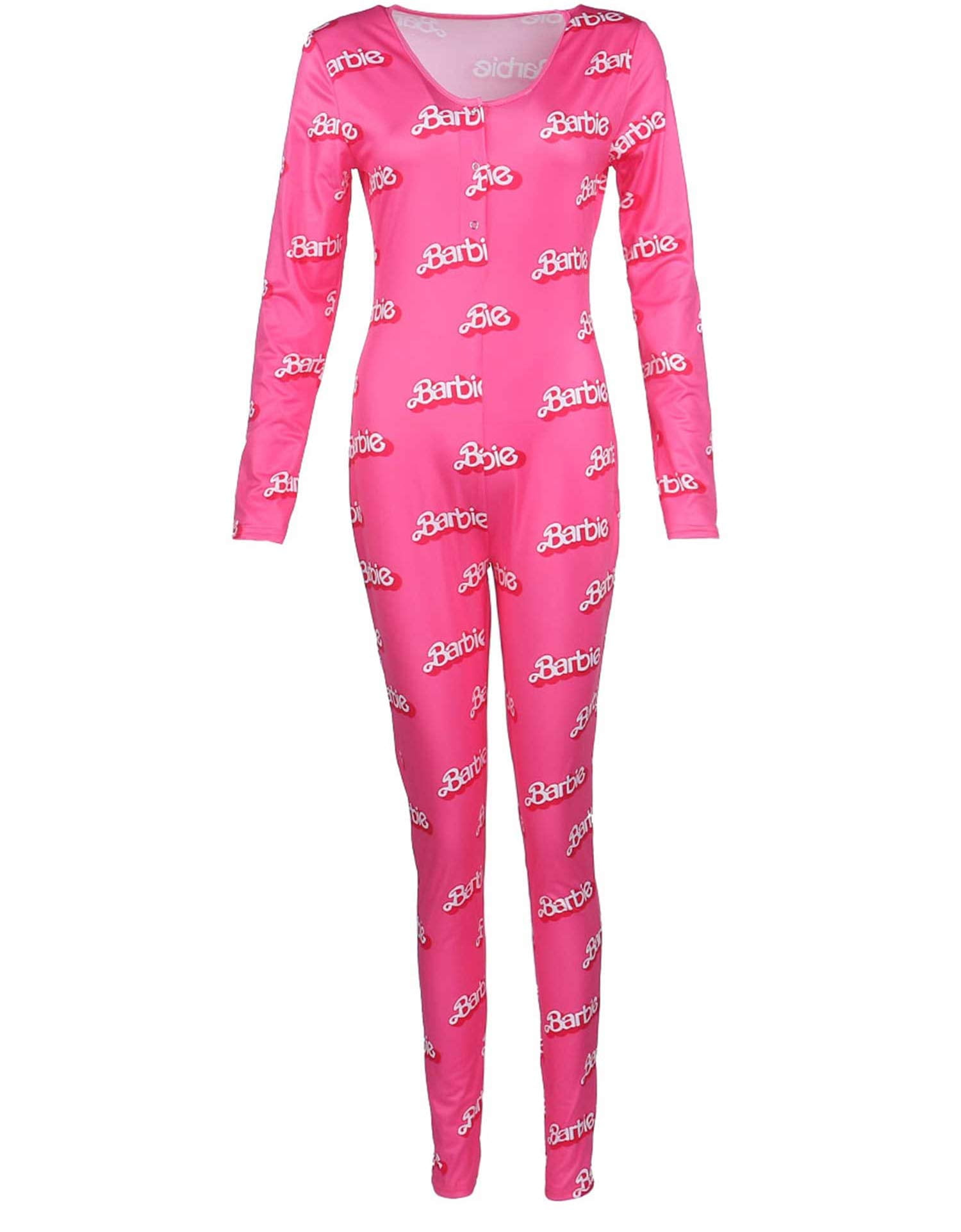 Hirigin Womens One Piece Sleepwear Cartoons Print Pajamas Jumpsuit