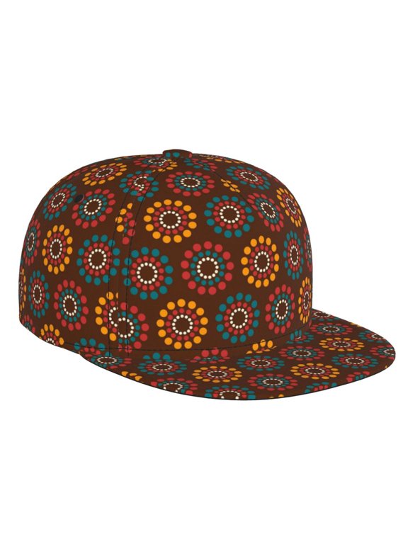 60s and 70s Aesthetic1 for Baseball Cap Men Cap Flat Brim for Men Women Teens Adjustable Baseball Cap