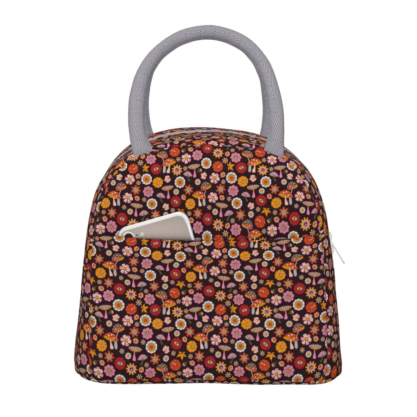 Hirioo 70s Groovy Hippie Retro for Eco-friendly Lunch Box,Leakproof ...