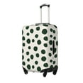 thumbnail image 1 of Hirioo Abstract Green Polka Dot for Elasticity Suitcase Cover (No luggage Included) Durable Luggage Protector Fits 18-32 Inch Luggage-Medium, 1 of 7