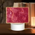 thumbnail image 1 of Hirioo Abstract Red Marble for Rectangular Acrylic with Night Light Best Gifts for Lover Girl Mom, Valentine's Day Anniversary Birthday Wedding Present, 1 of 9