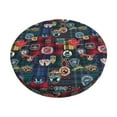 thumbnail image 1 of Hirioo Adventure Camping Badge for Round Bar Stool Seat Covers Washable Stool Cushion Slipcover Elastic Bar Chair Covers for 12-14 Inch Chair-12 inch, 1 of 7