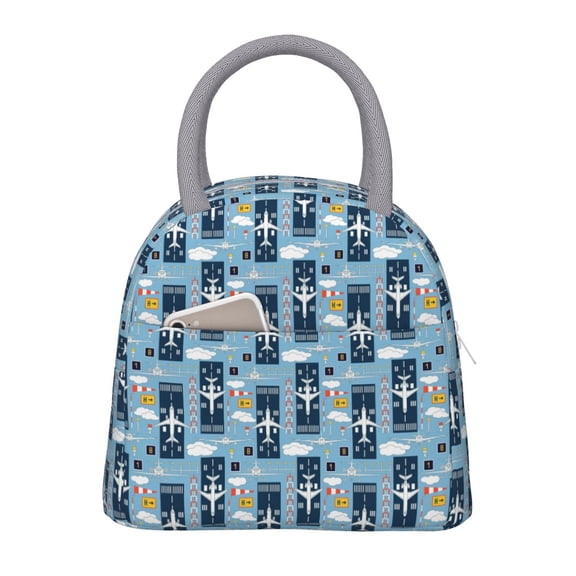 Hirioo Airplanes and Aviation Signs for Eco-friendly Lunch Box,Leakproof Lunch Box for School, Work, Travel, and Picnics,Perfect for Meal Prep