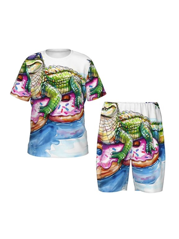 Alligator Donut Pool Float Hirioo-Large