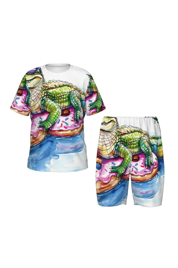 Alligator Donut Pool Float Hirioo-Small
