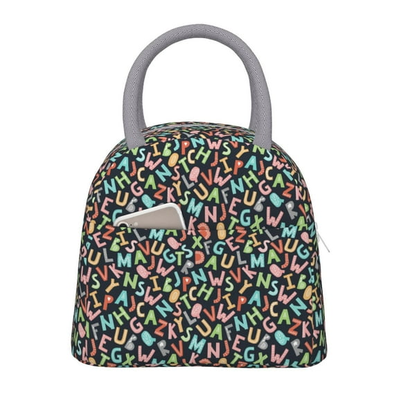 Hirioo Alphabet for Eco-friendly Lunch Box,Leakproof Lunch Box for School, Work, Travel, and Picnics,Perfect for Meal Prep