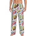 thumbnail image 1 of Hirioo America Landmarks1 for Men's PJ Pajama Pants Sleep Pants Men's Home Trousers with Pockets,S-3XL-Small, 1 of 6