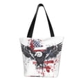 thumbnail image 1 of Hirioo American Flag Eagle Art for Women's Casual Shoulder Tote Bag Handbag For Women Work College Travel Business Shopping, 1 of 8