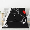 thumbnail image 1 of Hirioo Animal Bulldog for Flannel Blanket, Cozy and Warm Throw for Bed or Couch ,Perfect for All Seasons-40"x30", 1 of 6