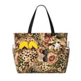 thumbnail image 1 of Hirioo Animal Leopard for Large Capacity Beach Travel Bag for Women Men Foldable Beach Bags, Ideal for Travel, Beach, Pool, Picnic, and Family Outings, 1 of 7