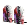 thumbnail image 1 of Hirioo Artistic Skull for Bookends Decorative Bookends for Shelves for Home or Office, Non-Slip Base, 1 of 8
