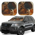 thumbnail image 1 of Hirioo Astronaut Exploring Mars for 2PCS Windshield Sun Shade Foldable | Front Windshield Shade for Sun, Heat and UV Rays-Large, 1 of 6