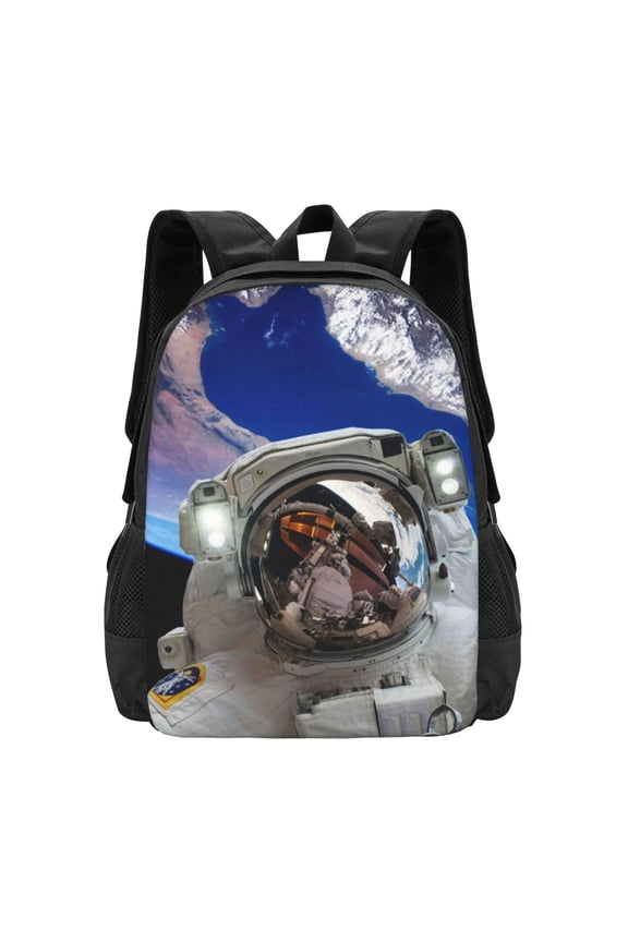 Astronaut in Outer Space for Minimalist Backpack Large Capacity Backpack Travel Backpack For School