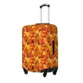 thumbnail image 1 of Hirioo Autumn Maple Leaf Pile for Elasticity Suitcase Cover (No luggage Included) Durable Luggage Protector Fits 18-32 Inch Luggage-Large, 1 of 7