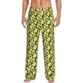 thumbnail image 1 of Hirioo Avocado for Men's PJ Pajama Pants Sleep Pants Men's Home Trousers with Pockets,S-3XL-Medium, 1 of 6