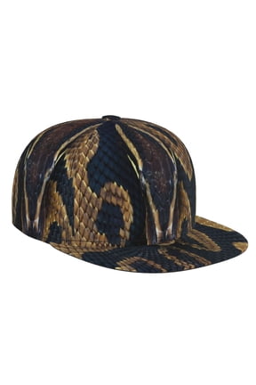 Ball Phyton Snake for Baseball Cap Men Cap Flat Brim for Men Women Teens Adjustable Baseball Cap