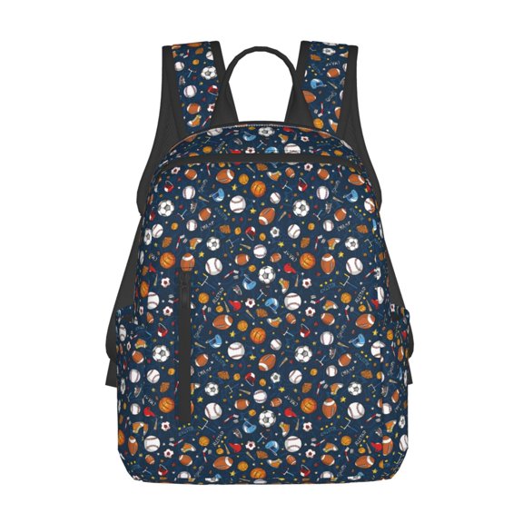 Hirioo Ball Sports for Lightweight Backpack, Durable and Comfortable, Ideal for Travel, School, Hiking, and Everyday Use