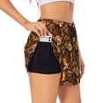 thumbnail image 1 of Hirioo Beautiful Ethnic African Women for Women's Double Layer Athletic Shorts High-Performance Gym Shorts with Inner Pocket, Elastic Waistband-XX-Large, 1 of 7