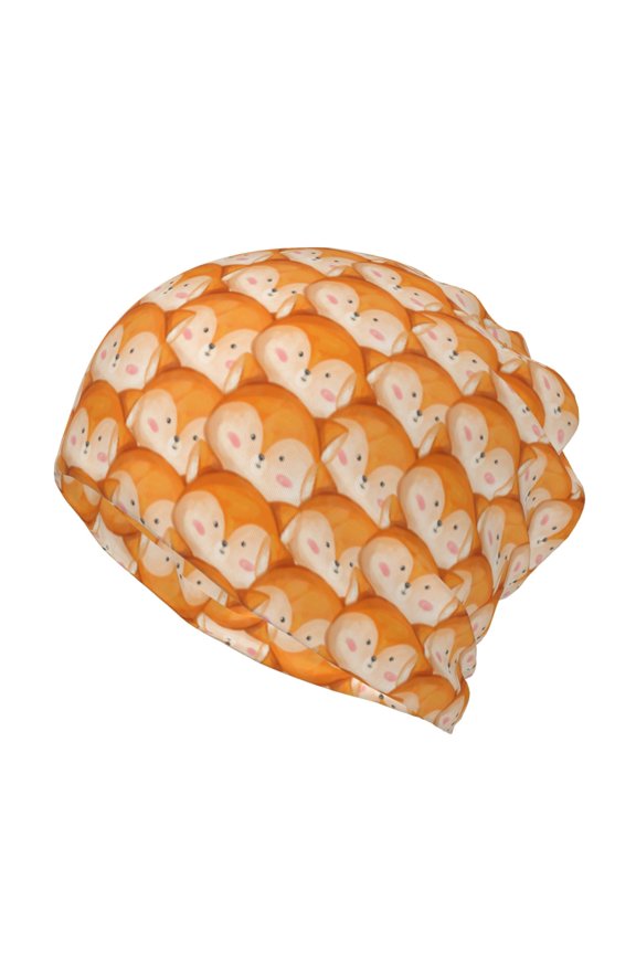 Beautiful Fox A for Multifunction Beanie Hat for Men and Women Unisex for Winter Sports, Outdoor Activities, and Daily Wear