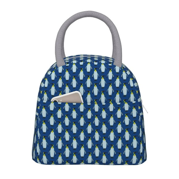 Hirioo Beautiful King Penguin Pattern for Eco-friendly Lunch Box,Leakproof Lunch Box for School, Work, Travel, and Picnics,Perfect for Meal Prep