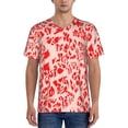 thumbnail image 1 of Hirioo Beef1 for Men's Baseball T-shirt Shirts Short Sleeve Casual Summer Button Stretch T Shirts,Size S-4XL-Large, 1 of 7