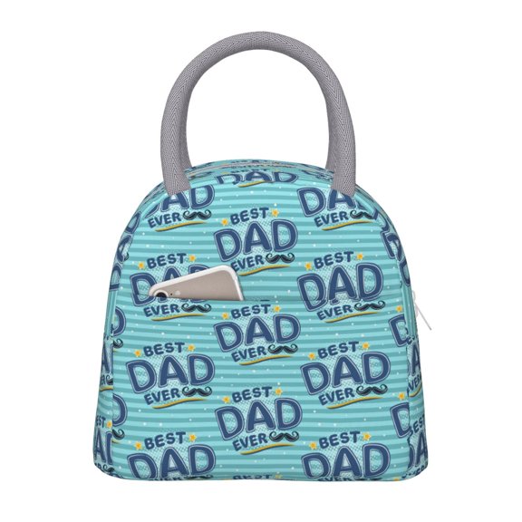 Hirioo Best Dad Ever for Eco-friendly Lunch Box,Leakproof Lunch Box for School, Work, Travel, and Picnics,Perfect for Meal Prep