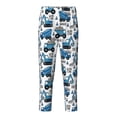 thumbnail image 1 of Hirioo Blue Excavator for Teenagers' Pajama Pants Womens Lounge Pants with Pockets Pj Bottoms Pants for Men-Small, 1 of 6