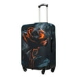 thumbnail image 1 of Hirioo Blue and Red Roses Artwork for Elasticity Suitcase Cover (No luggage Included) Durable Luggage Protector Fits 18-32 Inch Luggage-Small, 1 of 7
