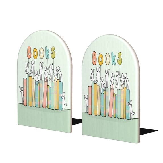 Hirioo Books for Bookends Decorative Bookends for Shelves for Home or Office, Non-Slip Base