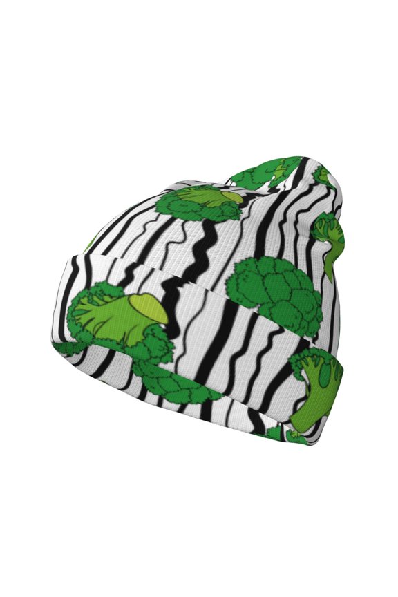 Broccoli 2 for Men's Knit Cuffed Beanie for Outdoor Activities Unisex