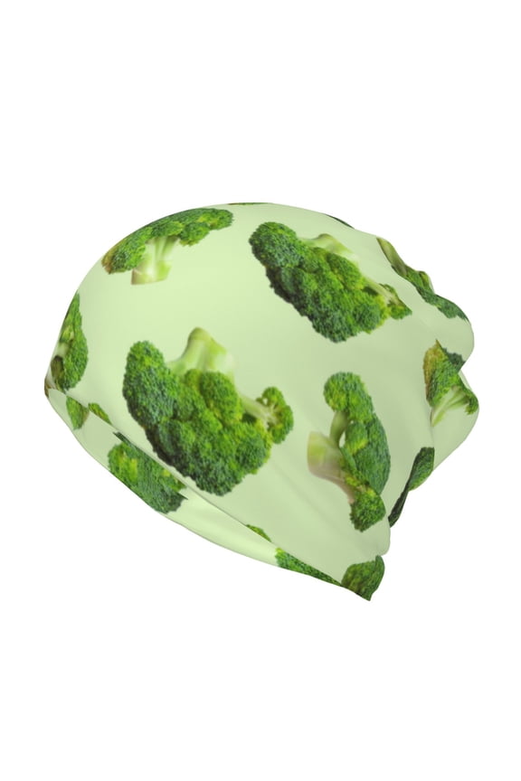Broccoli 3 for Multifunction Beanie Hat for Men and Women Unisex for Winter Sports, Outdoor Activities, and Daily Wear
