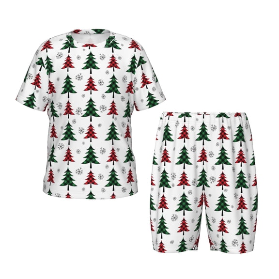 Hirioo Buffalo Plaid Christmas Trees Hirioo-4X-Large