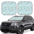 thumbnail image 1 of Hirioo Butterflies for 2PCS Windshield Sun Shade Foldable | Front Windshield Shade for Sun, Heat and UV Rays-Large, 1 of 6