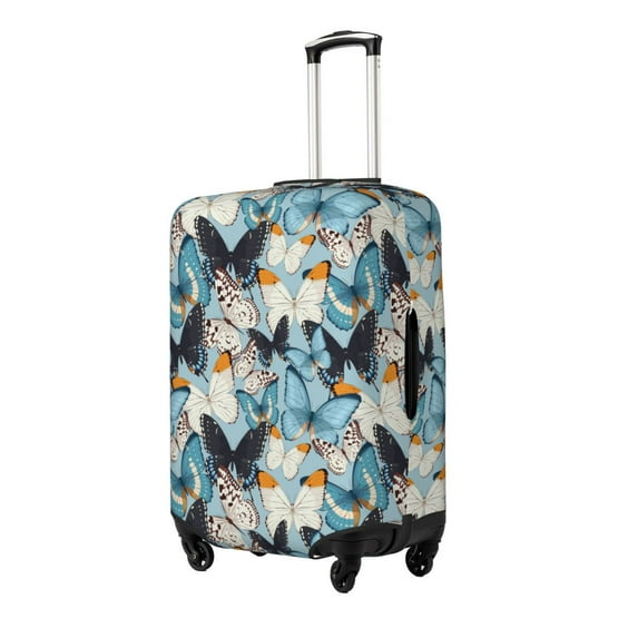 Hirioo Butterflys for Elasticity Suitcase Cover (No luggage Included) Durable Luggage Protector Fits 18-32 Inch Luggage-Large
