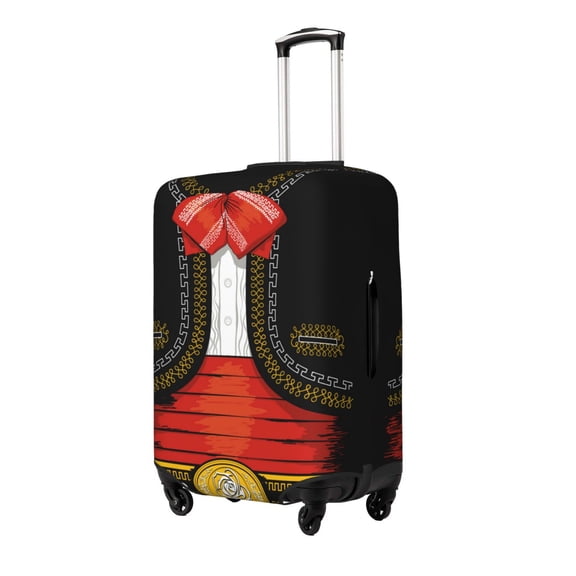 Hirioo CHARRO SUIT for Elasticity Suitcase Cover (No luggage Included) Durable Luggage Protector Fits 18-32 Inch Luggage-Small