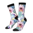 thumbnail image 1 of Hirioo Cactus Pattern Adult Middle Tube Socks Breathable Sock Non-Pilling,Contrasting Color Design, 1 of 6