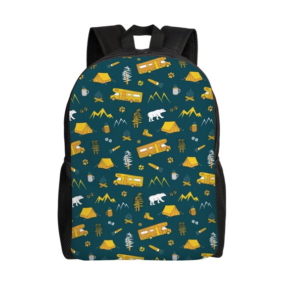 Hirioo Camping for Travel Backpack for Women Men, Lightweight and Durable,Gift for Weekender, College, Work,and Outdoor Activities