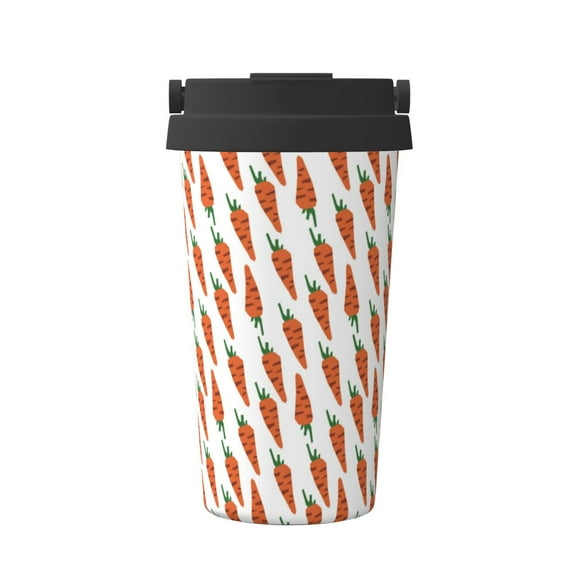 Hirioo Carrot for Coffee Travel Mug Insulated Coffee Mug with Lid