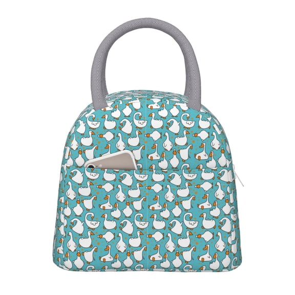 Hirioo Cartoon Funny Goose for Eco-friendly Lunch Box,Leakproof Lunch Box for School, Work, Travel, and Picnics,Perfect for Meal Prep