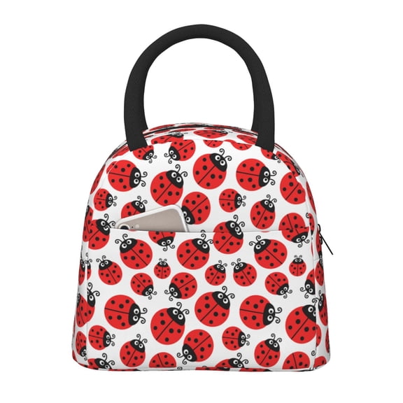 Hirioo Cartoon Ladybug for Eco-friendly Lunch Box,Leakproof Lunch Box for School, Work, Travel, and Picnics,Perfect for Meal Prep