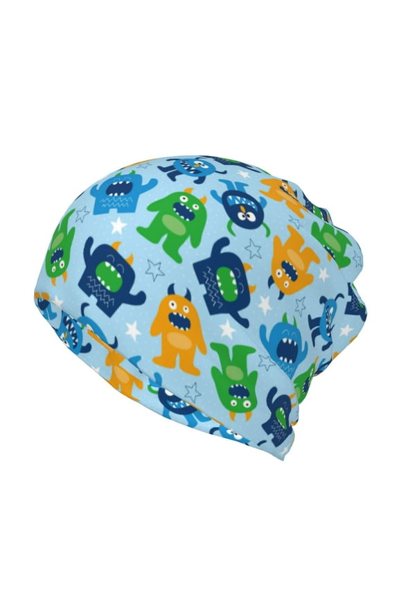 Cartoon Monster for Multifunction Beanie Hat for Men and Women Unisex for Winter Sports, Outdoor Activities, and Daily Wear
