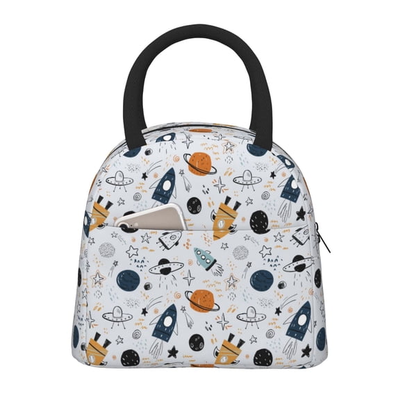Hirioo Cartoon Planets for Eco-friendly Lunch Box,Leakproof Lunch Box for School, Work, Travel, and Picnics,Perfect for Meal Prep