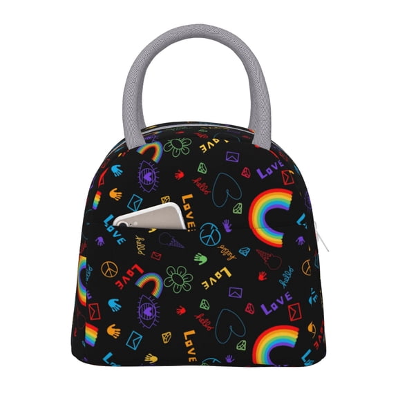 Hirioo Cartoon Pride Lgbt for Eco-friendly Lunch Box,Leakproof Lunch Box for School, Work, Travel, and Picnics,Perfect for Meal Prep