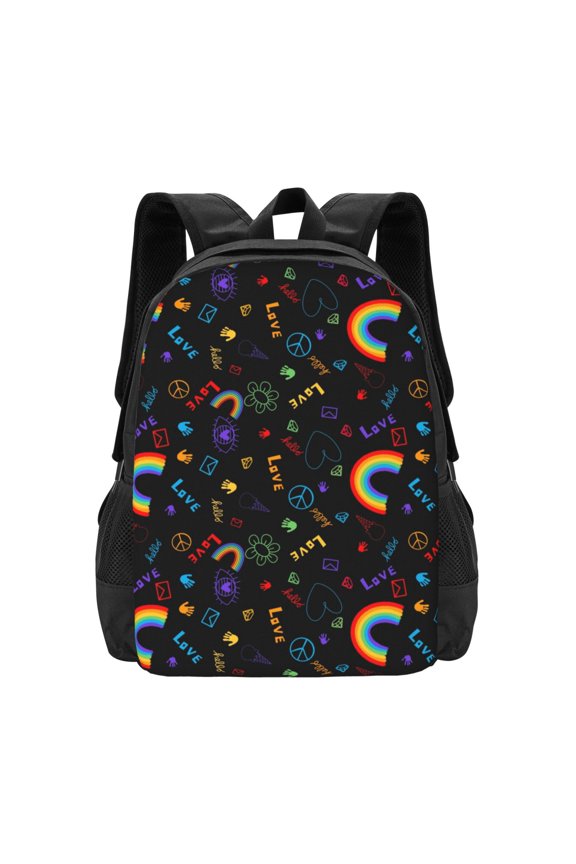 Cartoon Pride Lgbt for Minimalist Backpack Large Capacity Backpack Travel Backpack For School