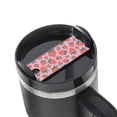 thumbnail image 1 of Hirioo Cartoon Strawberry for Stanley Cup Lid Nameplate Personalized Acrylic Nameplate Tumbler Lid Topper(30oz , 40oz), 1 of 9