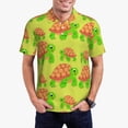 thumbnail image 1 of Hirioo Cartoon Turtles 1 for Men’s Polo Shirts Quick Dry Short Sleeve Golf T Shirt Performance Moisture Wicking Casual Workout,Sizes S-4XL-Large, 1 of 6
