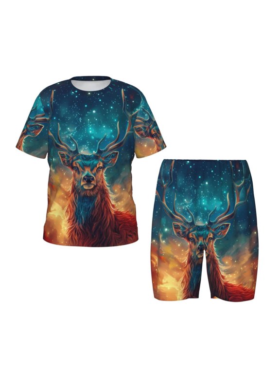 Celestial Stag Cosmic Glow Hirioo-Medium
